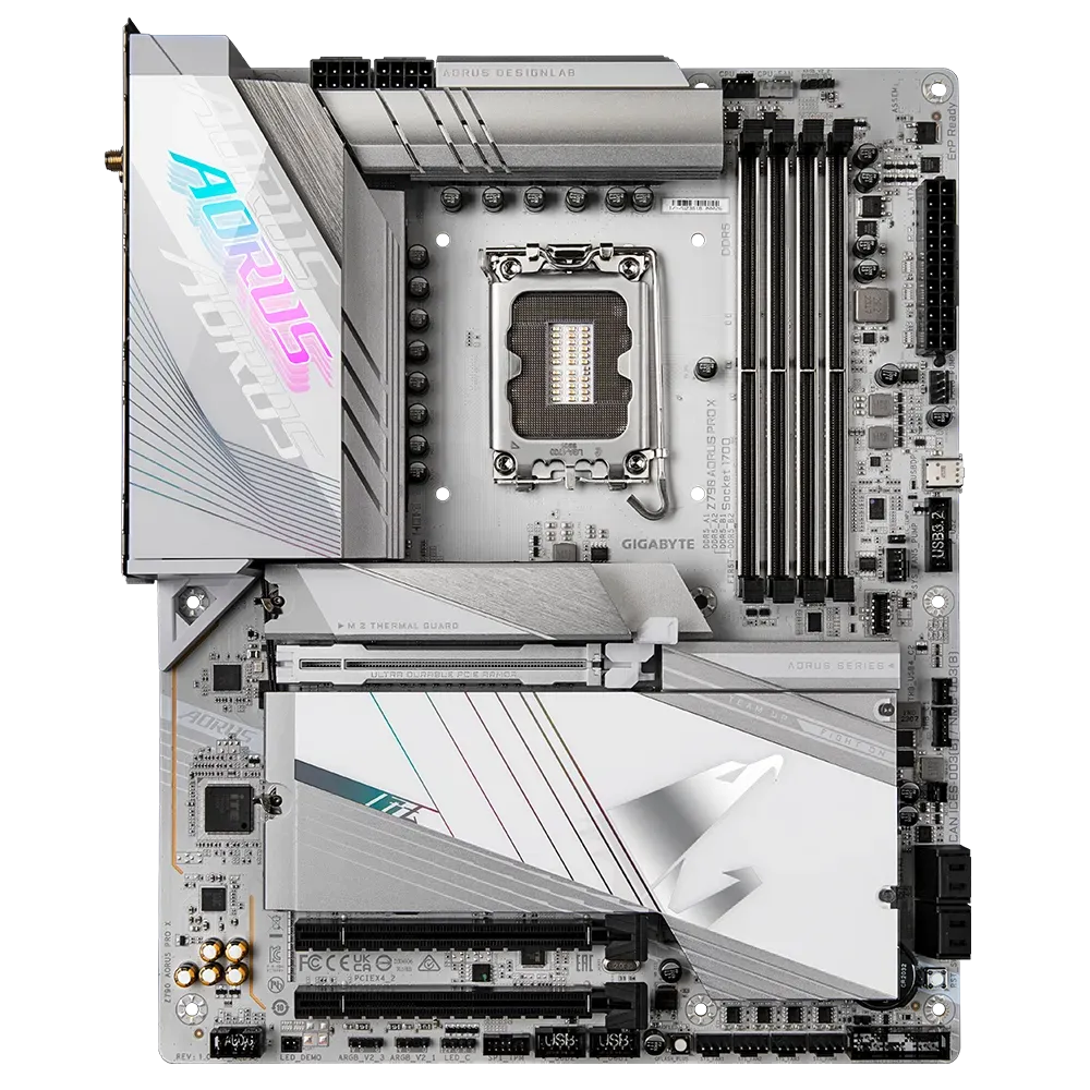 Gigabyte Motherboard Z790 AORUS Pro X DDR5 For Intel 12th | 13th | 14th Gen view 2